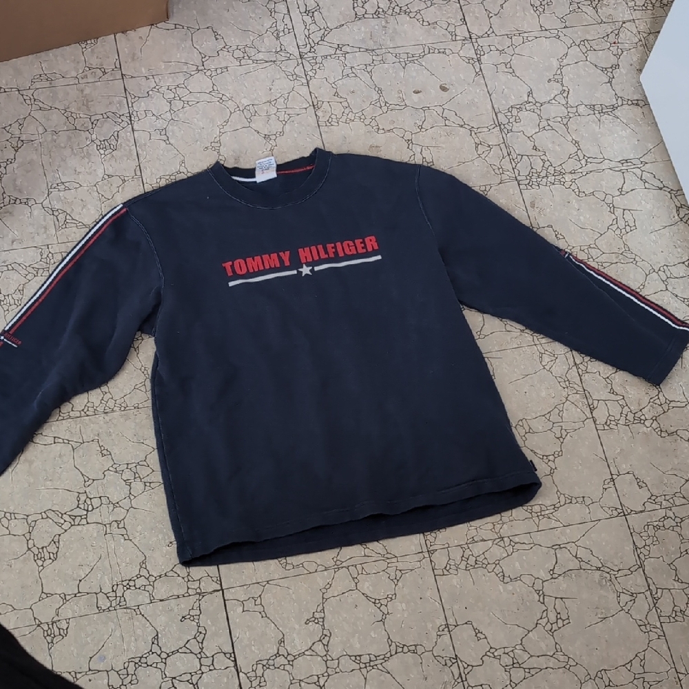 Tommy Hilfiger Navy Sweater/Long Sleeve Shirt